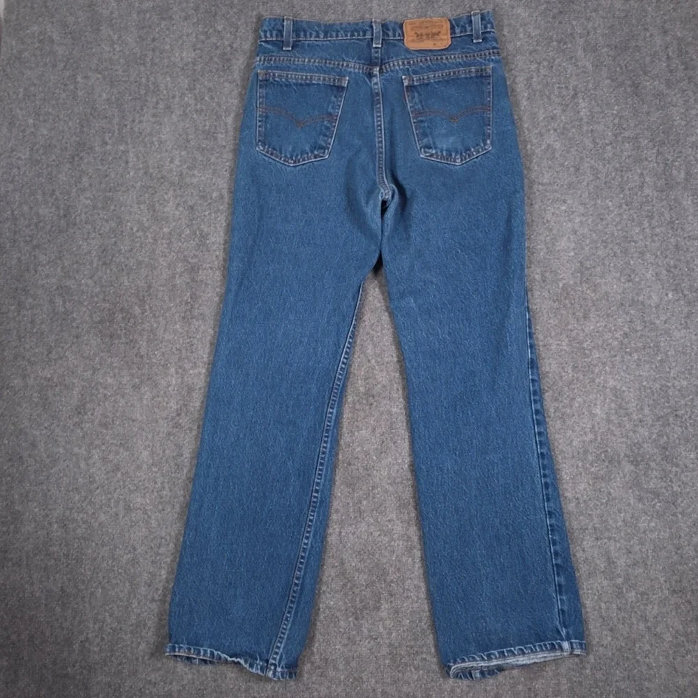 VTG Levis 517 Orange Tab Jeans Mens 31x30* Medium Wash Straight Leg Classic Fit